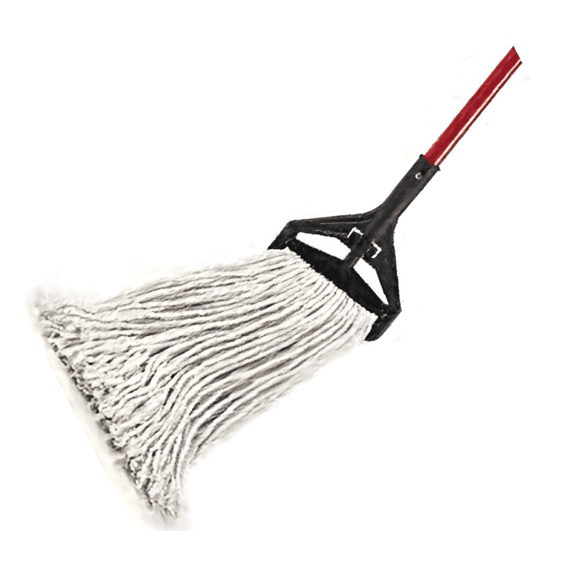 Handle Set, Polished Wood Handle With Butterfly Plasctic Clamp