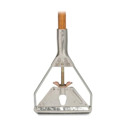 Handle Set, Polished Wood Handle With Butterfly Steel Clamp